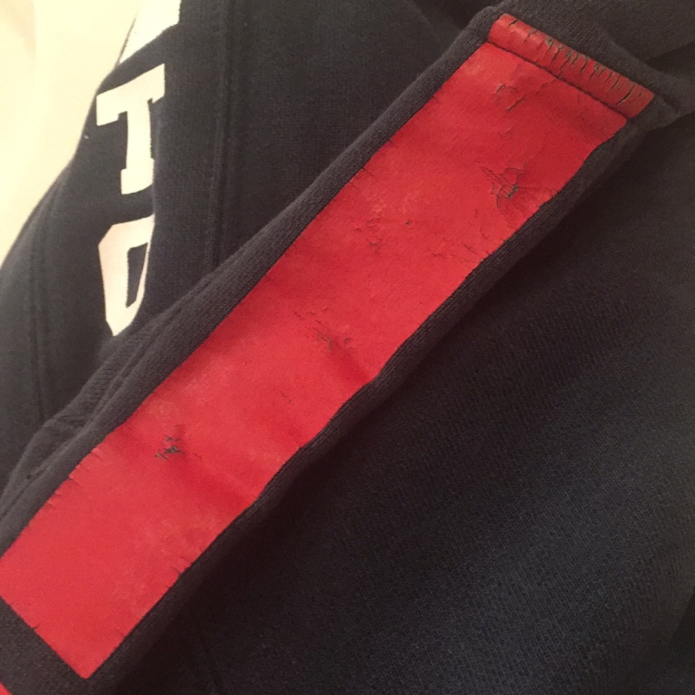 90s Tommy Hilfiger crop hoodie youth Size small - Picture 4 of 8